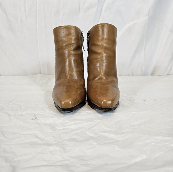 VIA SPIGA Tan Leather Bootie Sz 8 - Picture 2 of 8